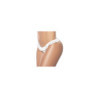 Culotte ouverte blanche avec froufrou en dentelle 